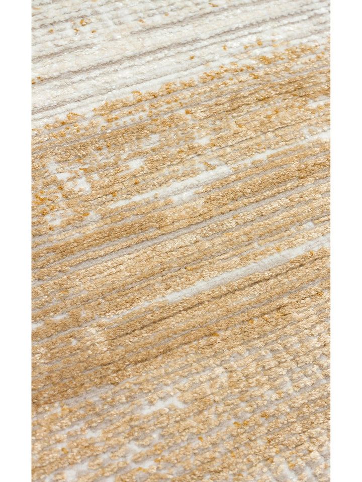 Sahara Series Viscose Blend Shiny Stylish Living Room Carpet 02 CREAM TERRA