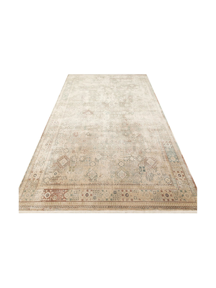 Golden Series 100% Natural Soft Textured Vintage Inspired Tight Woven Living Room Carpet 03 BEIGE