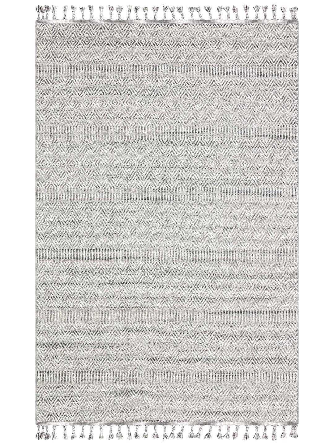 Ole Series Wicker Woven Living Room Hall Hallway Entrance Kitchen Modern Scandinavian Carpet 01 GREY