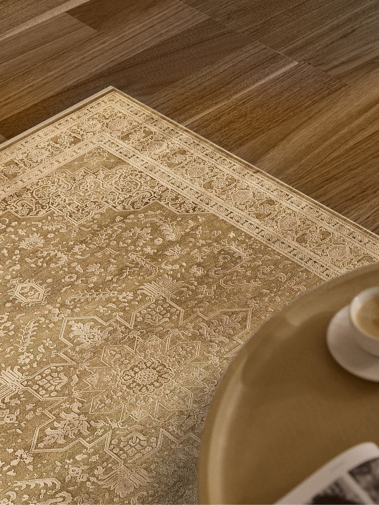 Golden Series 100% Natural Soft Textured Vintage Inspired Tightly Woven Living Room Carpet 02 BRONZE