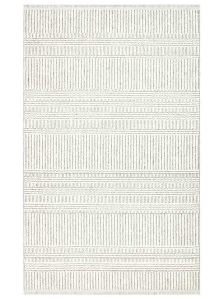 Scandinavian Series Wicker Woven Living Room Corridor Entrance Kitchen Modern Carpet 01 WHITE GREY