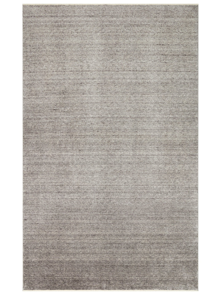 Brasilia Tensel Handmade Modern Simple Stylish Special Black Loom Carpet PLAIN ANTHRACITE