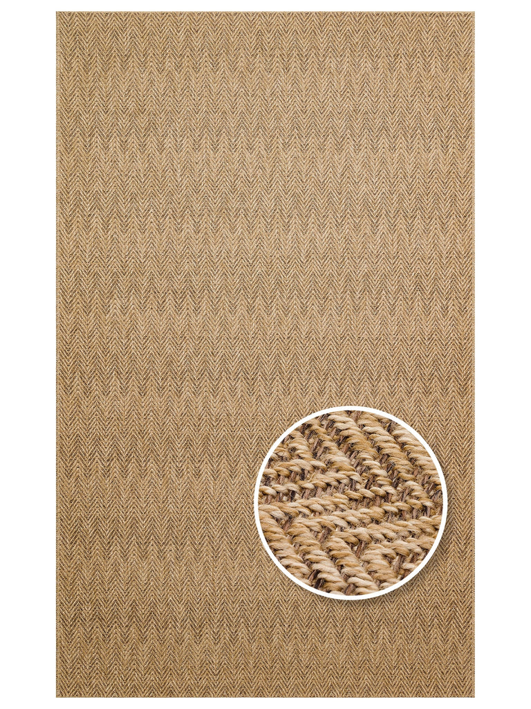 Dream Easy to Clean Sisal Look Carpet Suitable for Indoor and Outdoor Use 02NATMOCHA