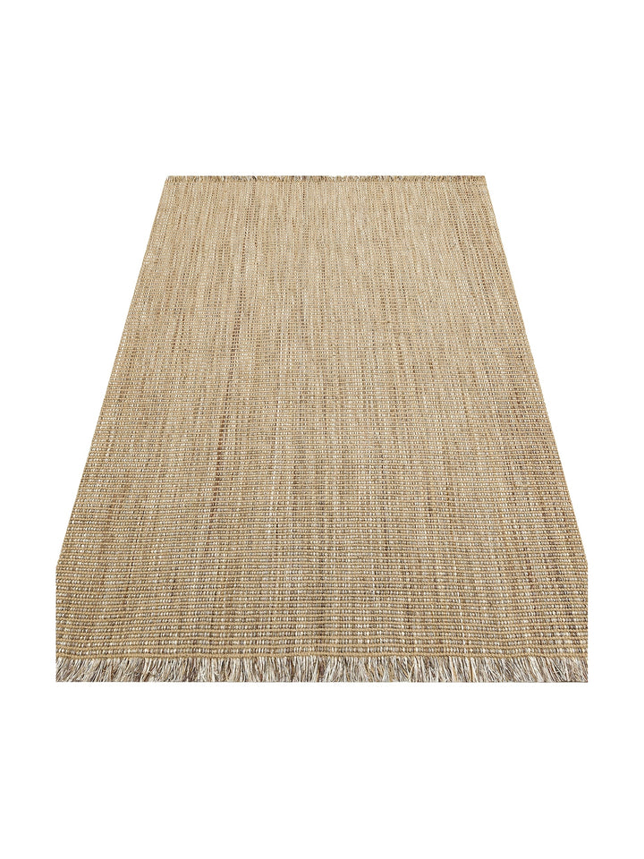 Kenitra Jute Blend Double Sided Living Room Corridor Entrance Kitchen Balcony Modern Rug 01 BEIGE