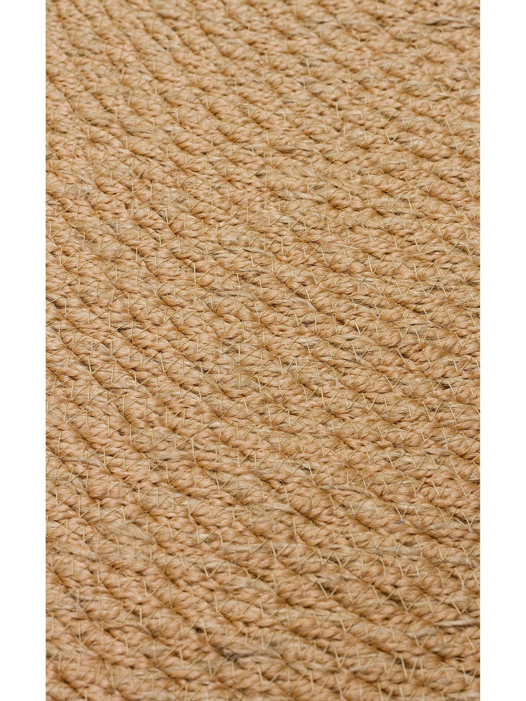 Cancun Jute Look Double Sided Living Room Hallway Kitchen Cotton Straw Knitted Carpet 02 JUT NATURAL