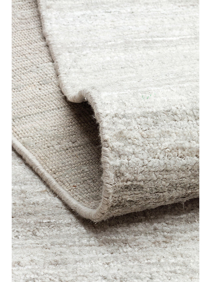 Amore Series 100% Natural Banana Silk Viscose and Wool Blend Living Room Hand Woven Carpet BEIGE