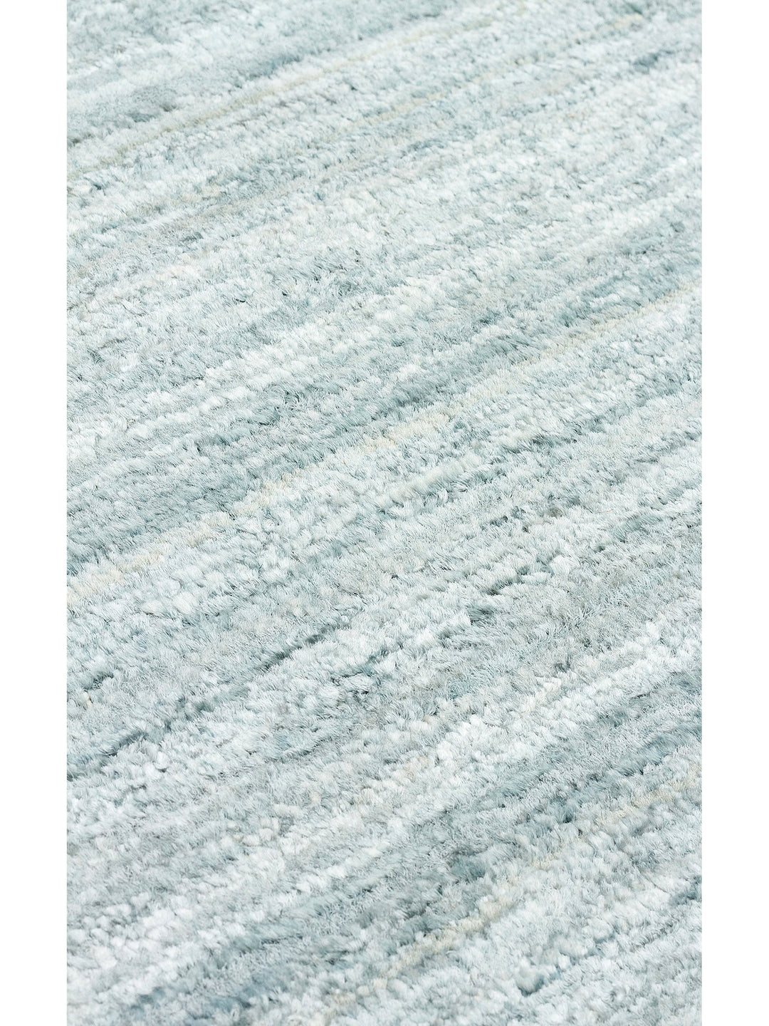Amore Series 100% Natural Banana Silk Viscose and Wool Blend Living Room Hand Woven Carpet TURQO