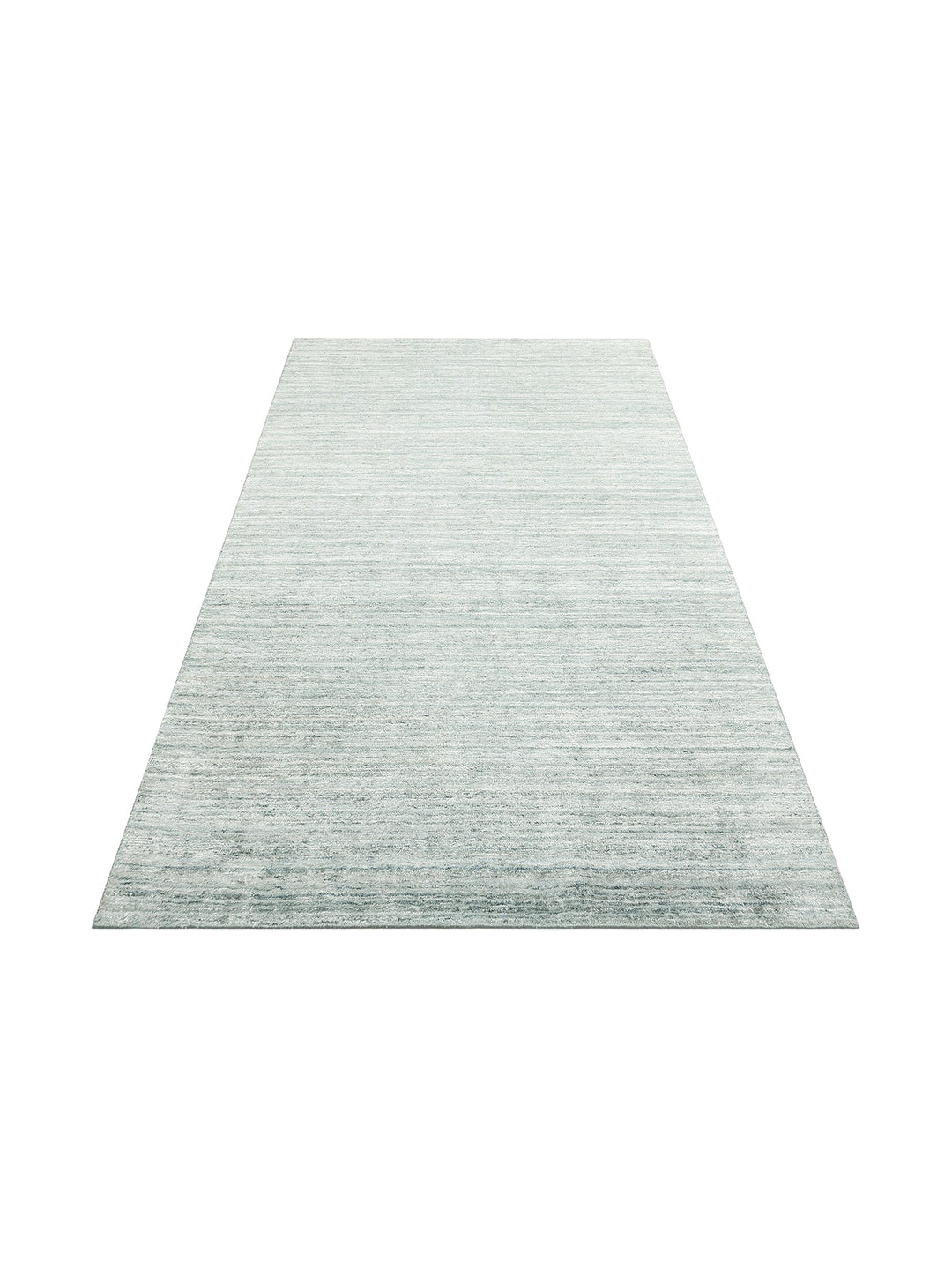 Amore Series 100% Natural Banana Silk Viscose and Wool Blend Living Room Hand Woven Carpet TURQO