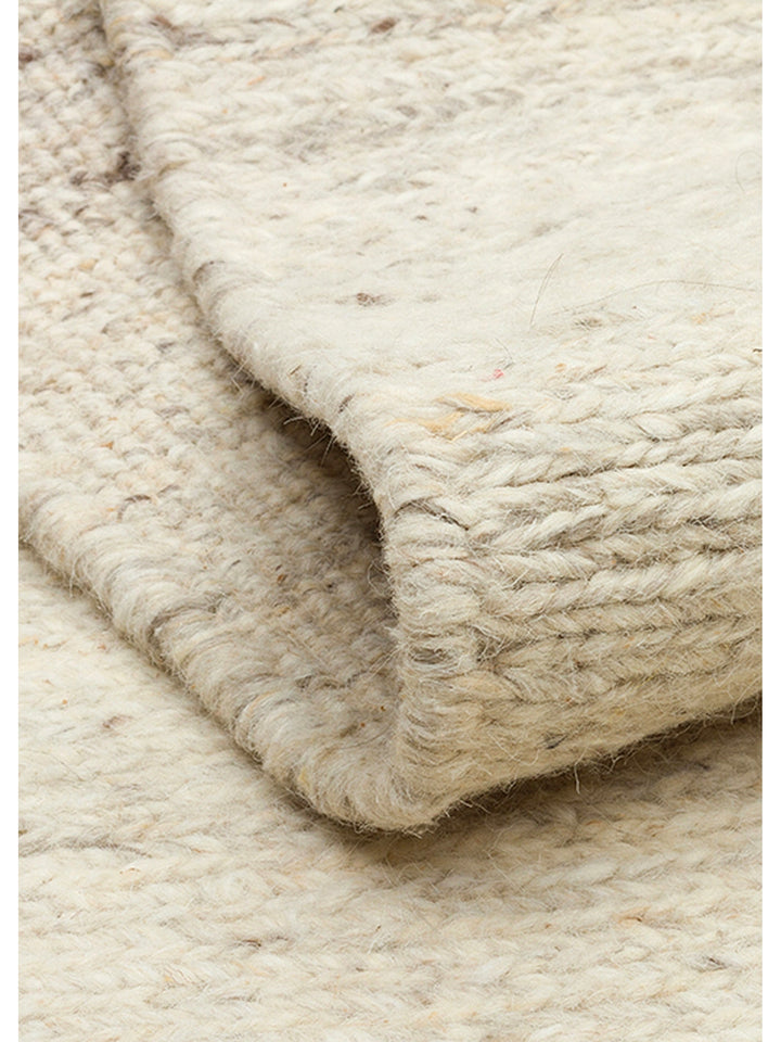 Paglia Series 100% Natural New Zealand Wool Sumac Knot Hand Woven Living Room Carpet IVORY
