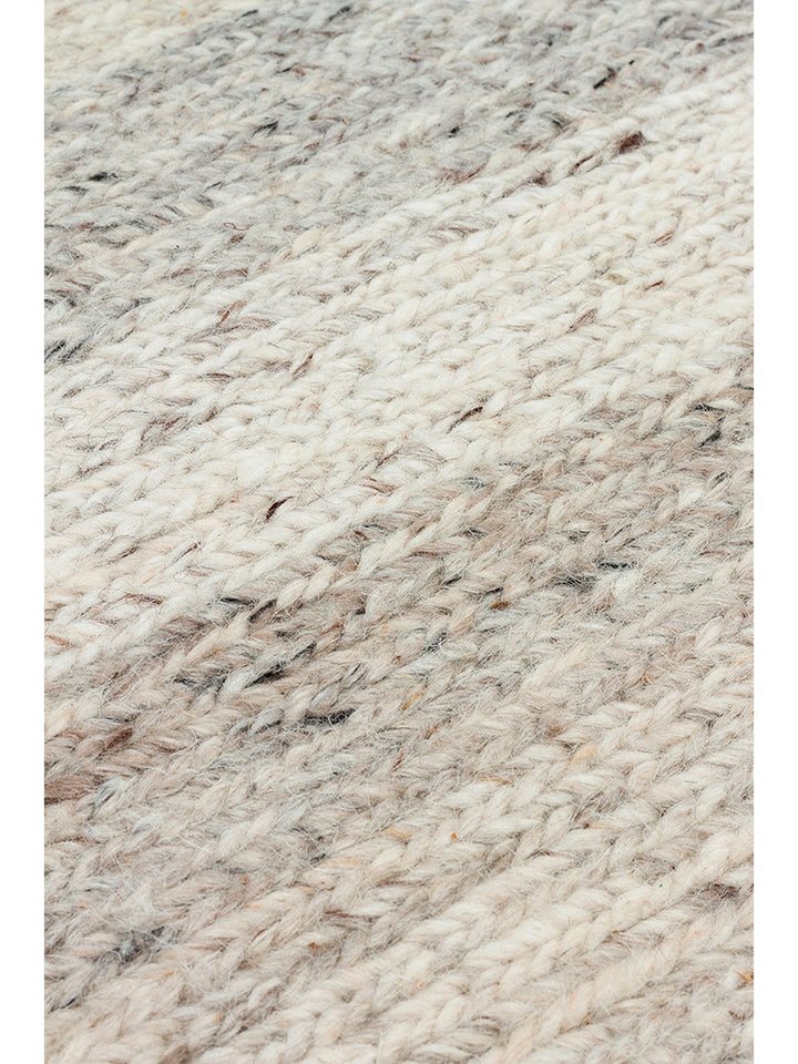 Paglia Series 100% Natural New Zealand Wool Sumac Knot Hand Woven Living Room Sitting Room Carpet STONE