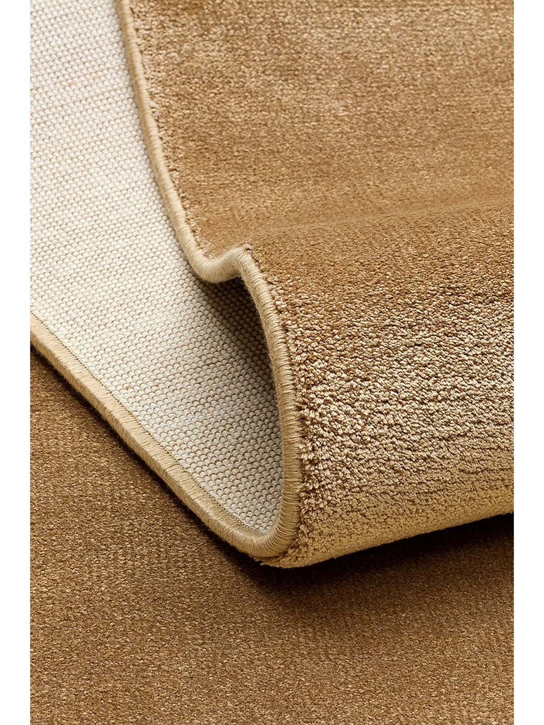 Queen Series 100% Natural Viscose Bright Modern Handmade Living Room Carpet BEIGE
