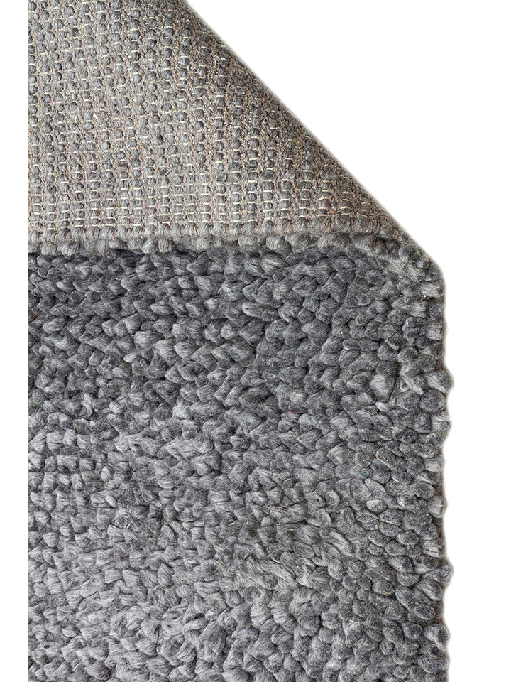 Kanin Series Hand Woven Shaggy Soft Living Room Sitting Room Bedroom Carpet GREY