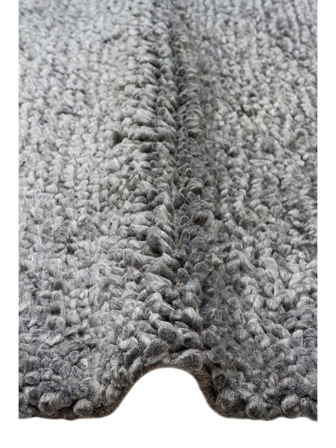 Kanin Series Hand Woven Shaggy Soft Living Room Sitting Room Bedroom Carpet GREY
