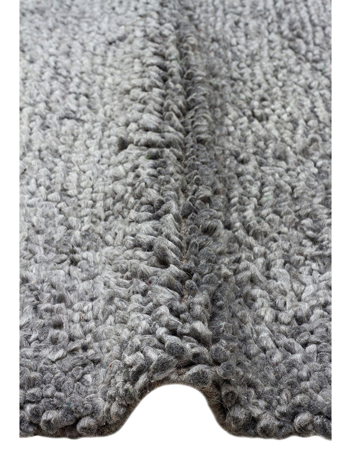 Kanin Series Hand Woven Shaggy Soft Living Room Sitting Room Bedroom Carpet GREY