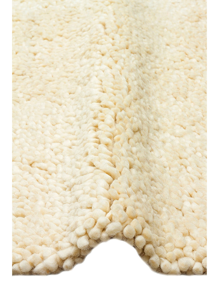 Kanin Series Hand Woven Shaggy Soft Living Room Living Room Bedroom Carpet IVORY