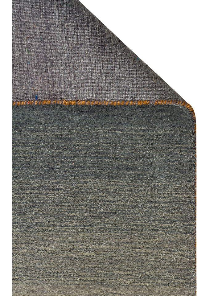 Donatella Series 100% New Zealand Wool Hand Woven Gradient Living Room Carpet GOLD GREY