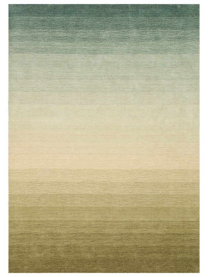 Donatella Series 100% New Zealand Wool Hand Woven Gradient Living Room Carpet PEARL BLUE