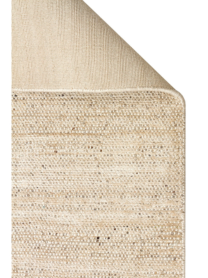 Kelly Series 100% Natural Wool and Viscose Hand Woven Living Room Bedroom Carpet BEIGE