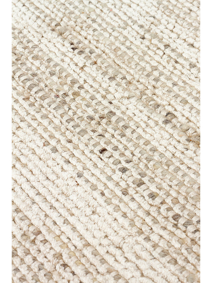 Kelly Series 100% Natural Wool and Viscose Hand Woven Living Room Bedroom Carpet BEIGE