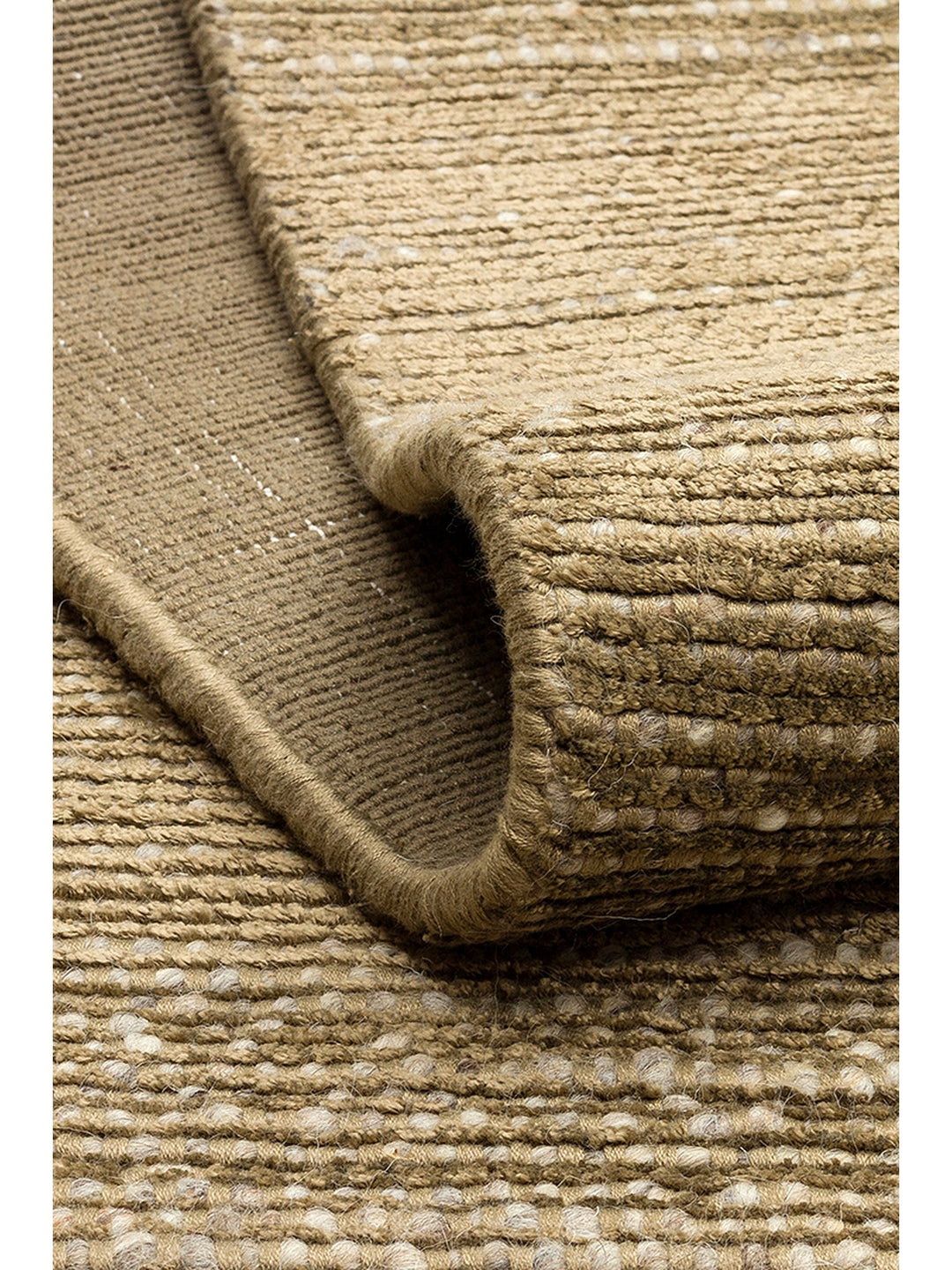 Kelly Series 100% Natural Wool and Viscose Hand Woven Living Room Bedroom Carpet OLIVE