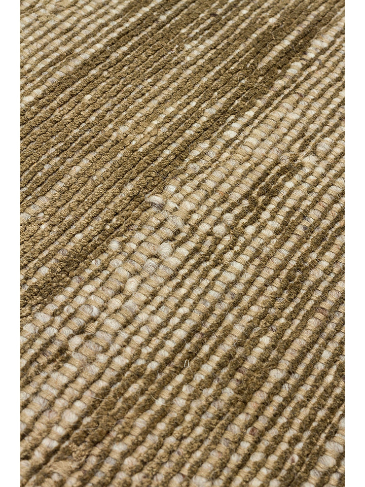 Kelly Series 100% Natural Wool and Viscose Hand Woven Living Room Bedroom Carpet OLIVE