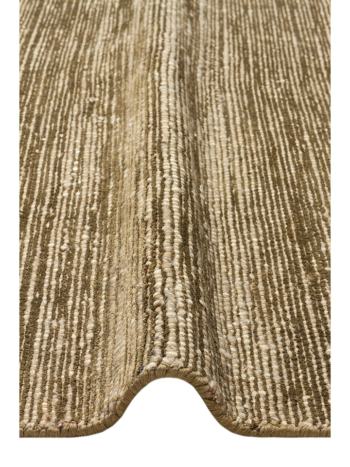 Kelly Series 100% Natural Wool and Viscose Hand Woven Living Room Bedroom Carpet OLIVE
